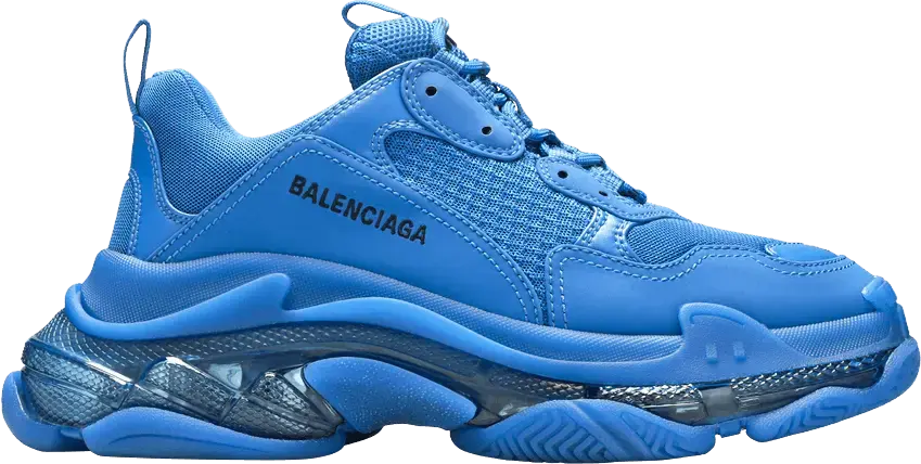  Balenciaga Triple S Sneaker &#039;Clear Sole - Deep Blue&#039;