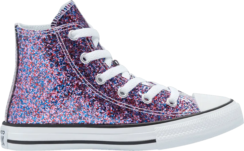  Converse Chuck Taylor All Star High GS &#039;Coated Glitter&#039;