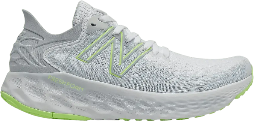  New Balance Wmns Fresh Foam 1080v11 2E Wide &#039;White Bleached Lime Glow&#039;