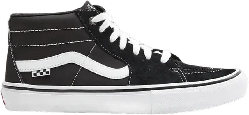  Vans Skate Grosso Mid Black White