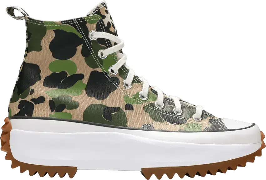  Converse Run Star Hike Hi Archive Print Camo