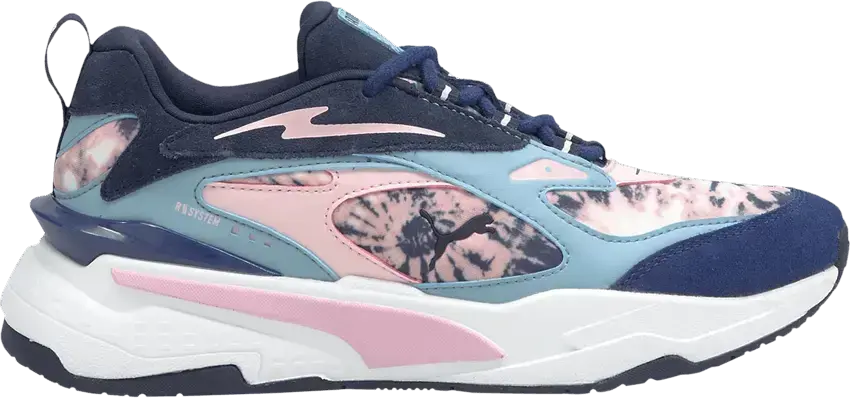  Puma RS-Fast Tie-Dye Forever Blue Pink Lady (Women&#039;s)