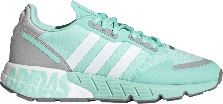  Adidas Wmns ZX 1K Boost &#039;Bold Logo Graphic - Clear Mint&#039;