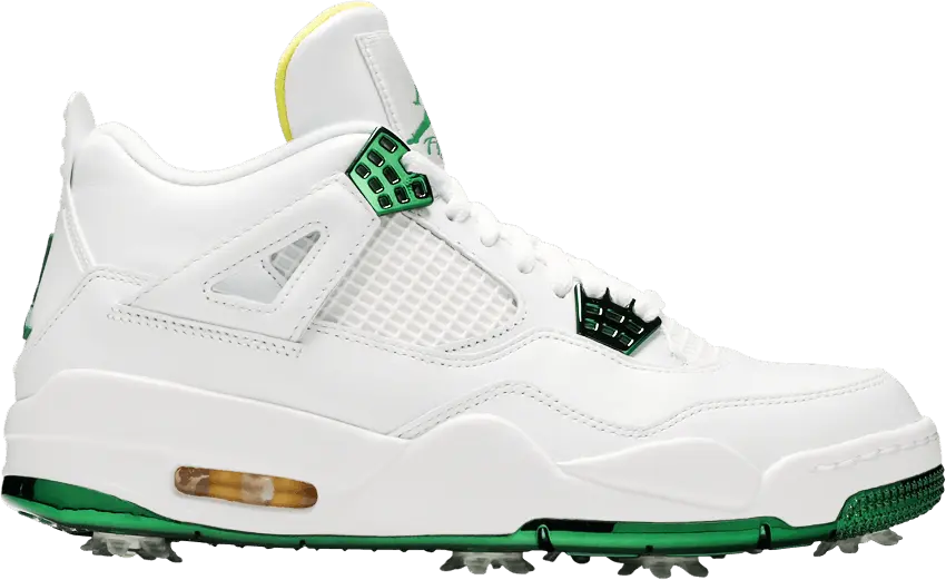  Jordan 4 Retro Golf Metallic Green