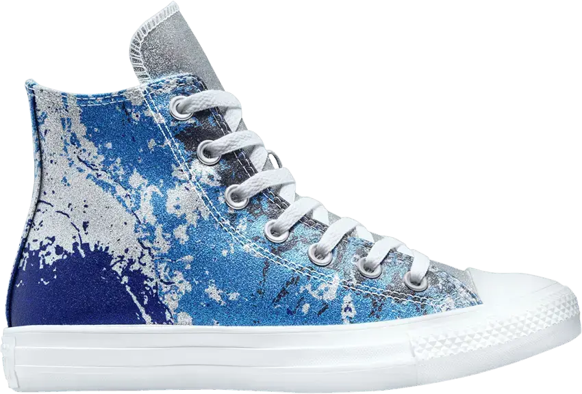  Converse Wmns Chuck Taylor All Star High &#039;Hybrid Shine - Gradient Blue&#039;