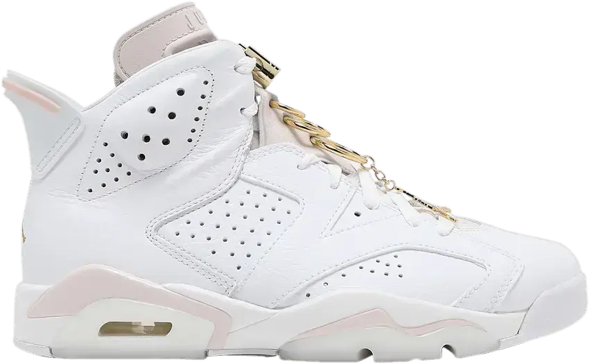  Jordan 6 Retro Gold Hoops (Women&#039;s)