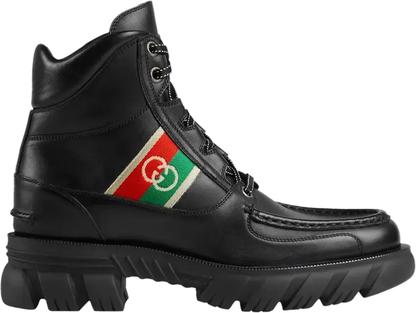  Gucci Ankle Boot &#039;Interlocking G - Black&#039;