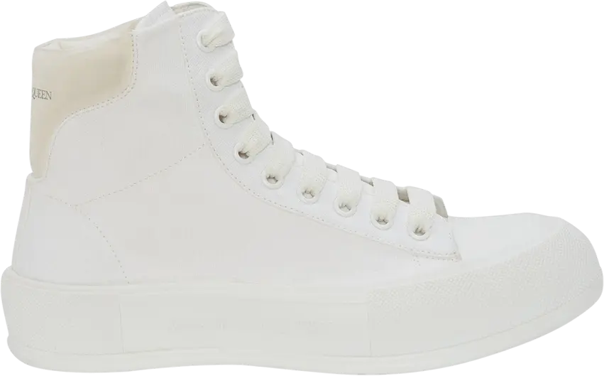  Alexander Mcqueen Alexander McQueen Deck Plimsoll High &#039;White&#039;