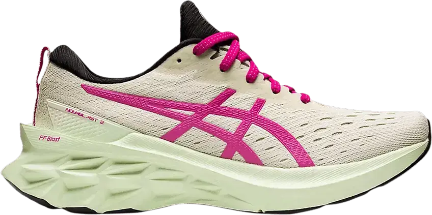  Asics ASICS Novablast 2 Birch Pink Rave (Women&#039;s)