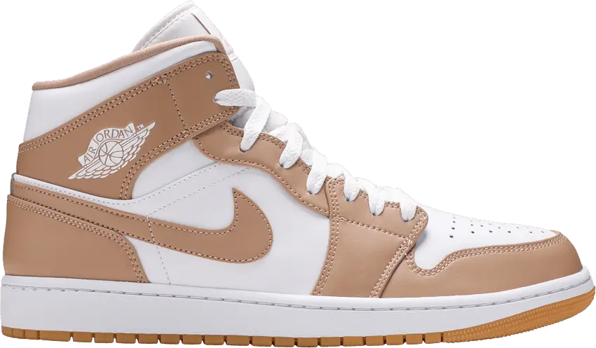  Jordan 1 Mid Tan Gum