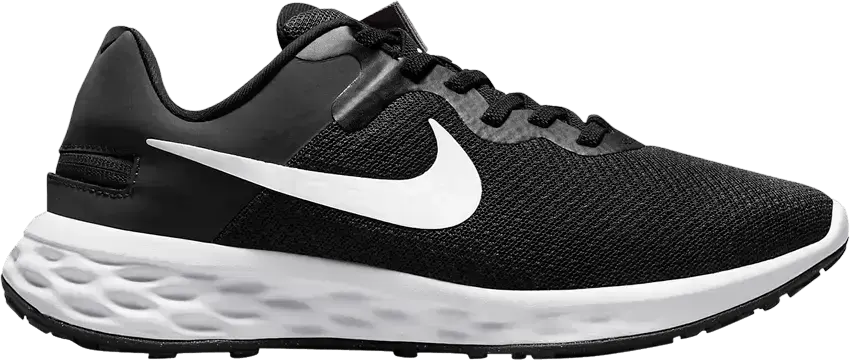  Nike Wmns Revolution 6 FlyEase Next Nature &#039;Black White&#039;
