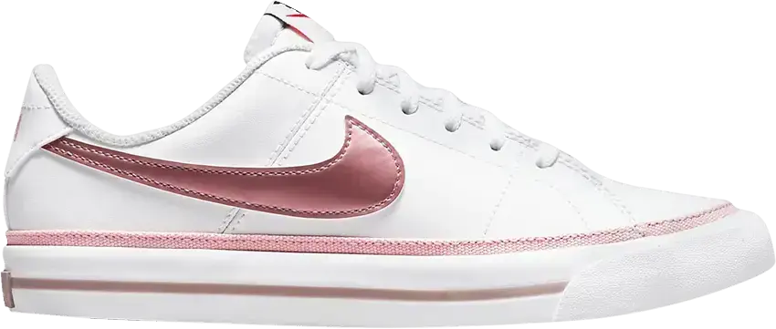  Nike Court Legacy GS &#039;White Pink Glaze&#039;