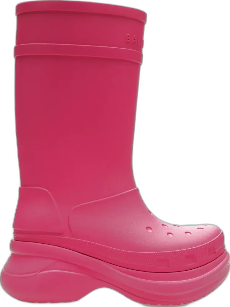  Balenciaga x Crocs Boot Bright Pink (Women&#039;s)