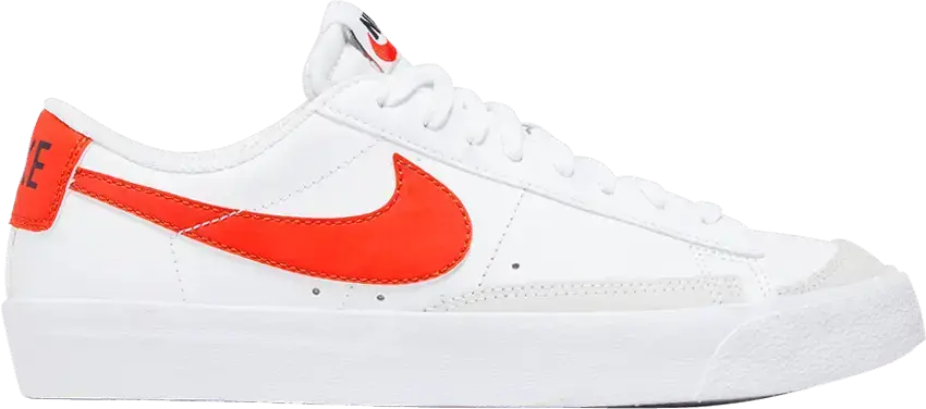  Nike Blazer Low &#039;77 GS &#039;White Team Orange&#039;