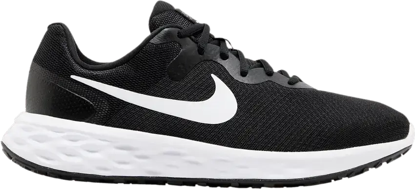  Nike Revolution 6 Extra Wide &#039;Black White&#039;