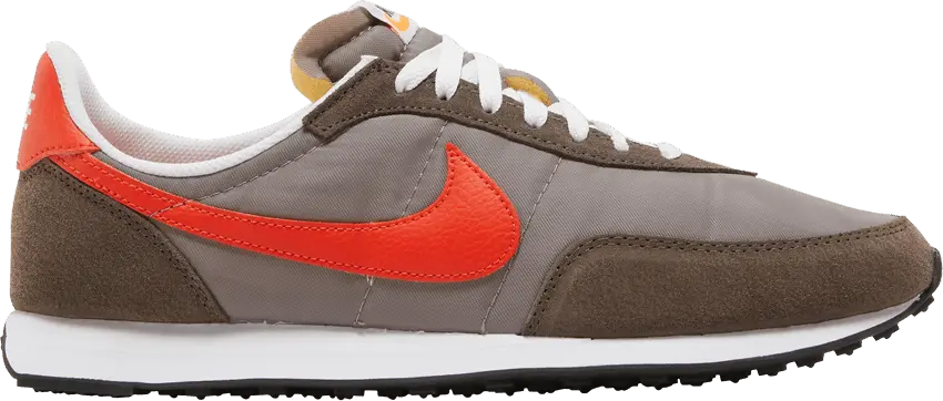  Nike Waffle Trainer 2 Moon Fossil Team Orange