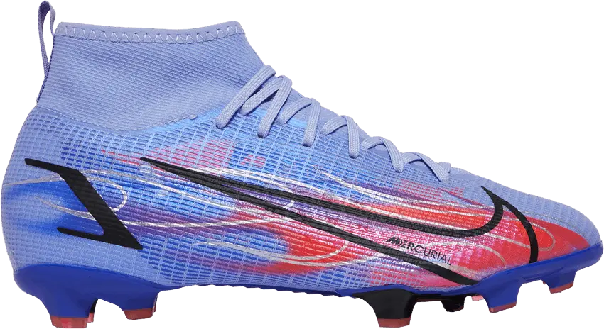  Nike Kylian Mbappé x Mercurial Superfly 8 Pro FG GS &#039;Flames&#039;