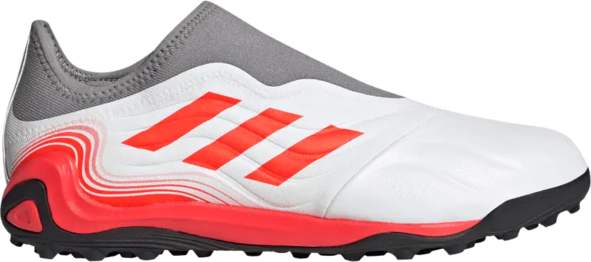  Adidas Copa Sense.3 Laceless TF &#039;White Solar Red&#039;