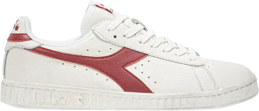  Diadora Game L Low Waxed &#039;White Red Pepper&#039;