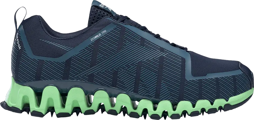 Reebok ZigWild Trail 6 Vector Navy Neon Mint