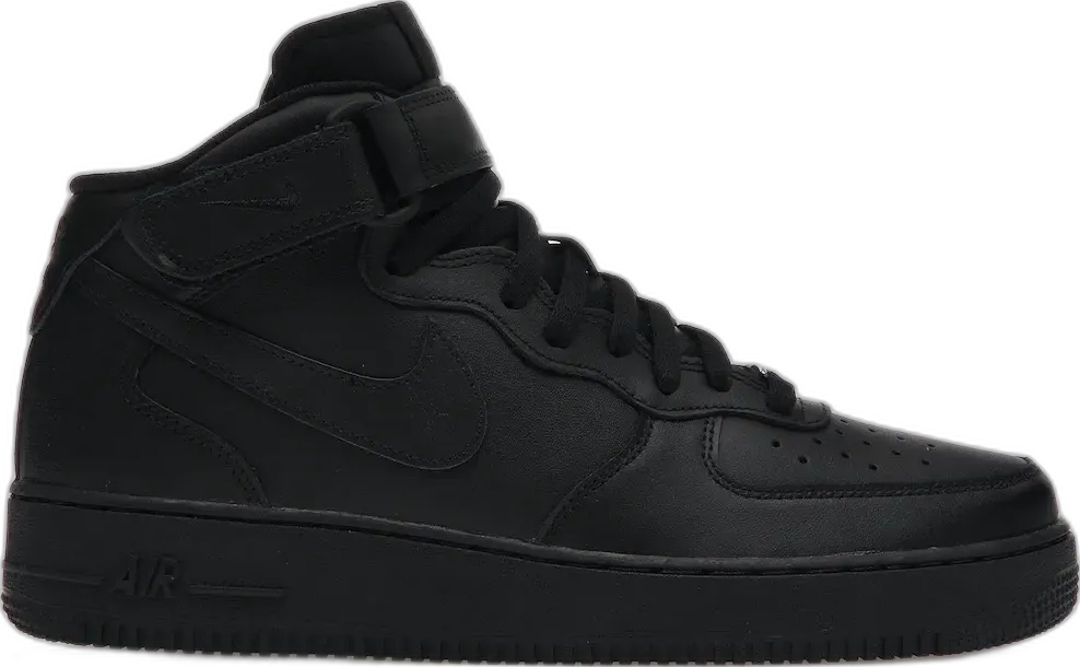 Nike Air Force 1 Mid &#039;07 Triple Black (2021)