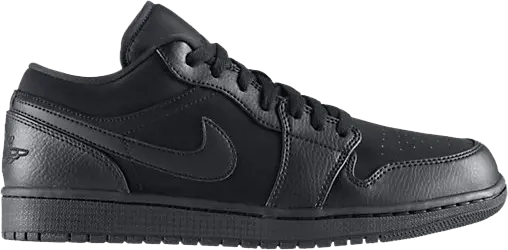  Air Jordan 1 Retro Low &#039;Triple Black&#039;