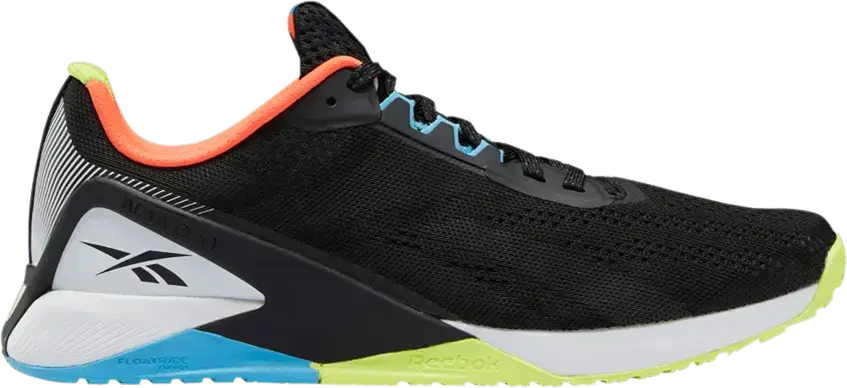  Reebok Nano X1 Black Orange Aqua