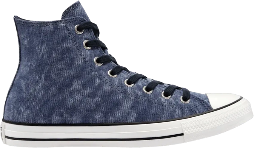  Converse Chuck Taylor All Star High &#039;Washed Canvas - Midnight Navy&#039;