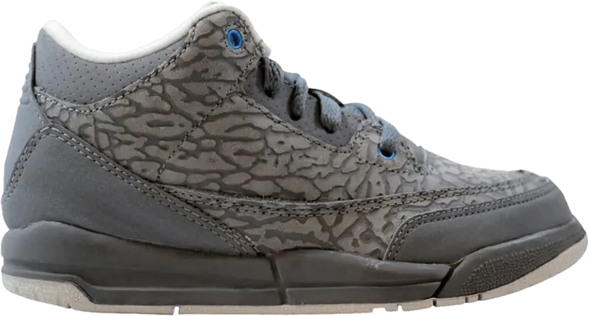  Air Jordan 3 Retro PS &#039;Cool Grey Blue Glow&#039;