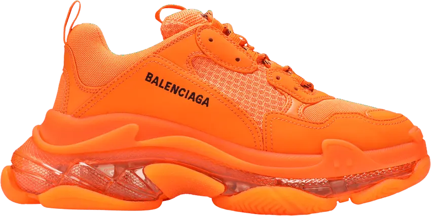  Balenciaga Triple S Sneaker &#039;Clear Sole - Orange&#039;