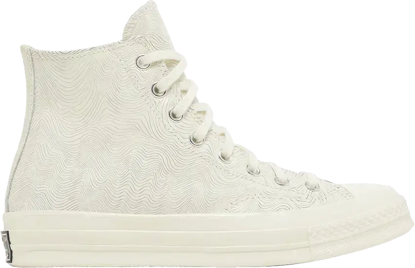  Converse Chuck 70 High &#039;Egret Embossed&#039;