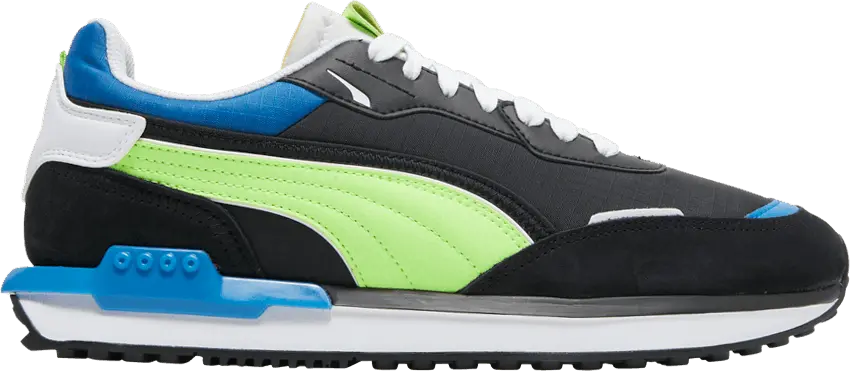  Puma City Rider &#039;Electric - Black Green Glare&#039;