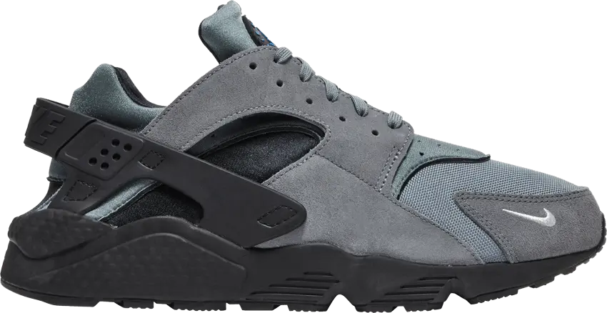  Nike Air Huarache Grey Suede Laser Blue