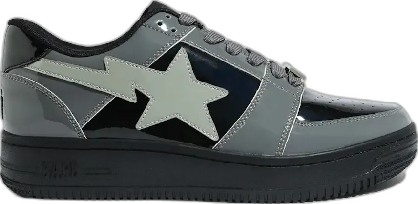  A Bathing Ape Bape Sta Low Black Grey