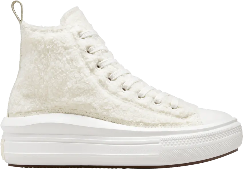  Converse Wmns Chuck Taylor All Star Move High &#039;Perfect Is Not Perfect - Egret&#039;