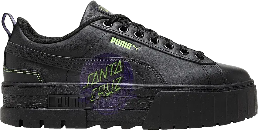  Puma Santa Cruz x Wmns Mayze &#039;Black&#039;