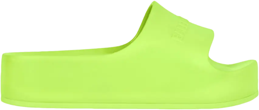  Balenciaga Wmns Chunky Slides &#039;Neon Green&#039;