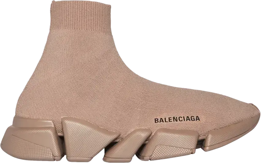  Balenciaga Speed 2.0 Sneaker &#039;Dark Beige&#039;