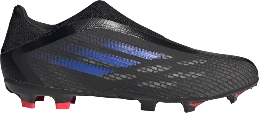  Adidas X Speedflow.3 Laceless FG &#039;Black Sonic Ink&#039;