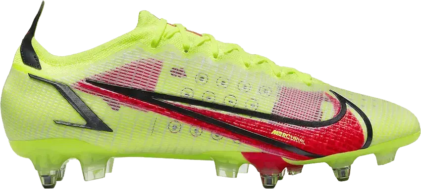  Nike Mercurial Vapor 14 Elite SG-Pro AC Volt Black Bright Crimson