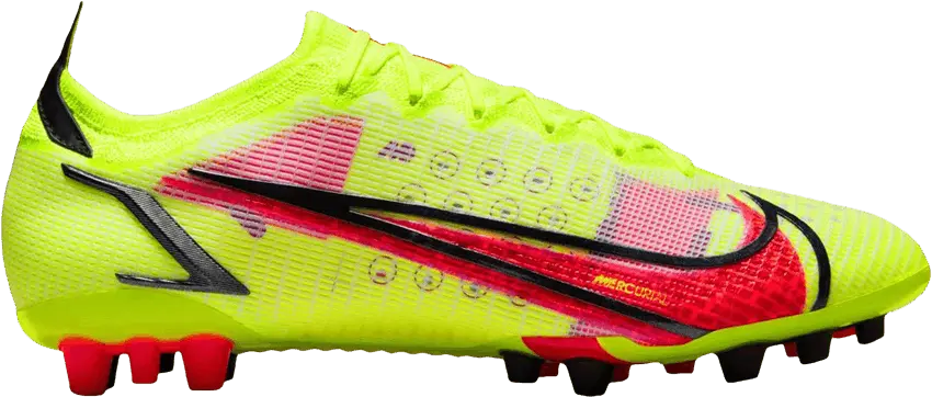  Nike Mercurial Vapor 14 Elite AG Volt Black Bright Crimson