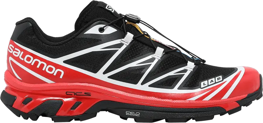  Salomon XT-6 Black Red White