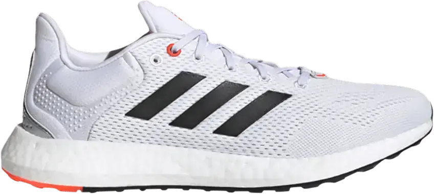  Adidas adidas Pureboost 21 Cloud White Core Black Solar Red