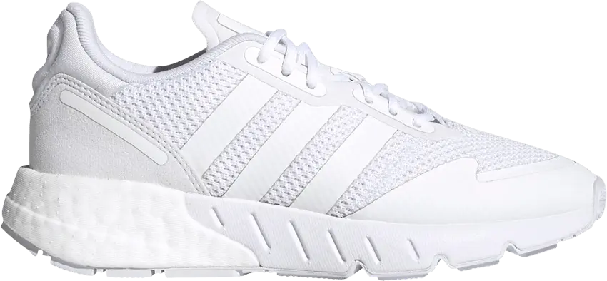  Adidas adidas ZX 1K Boost Triple White (Kids)