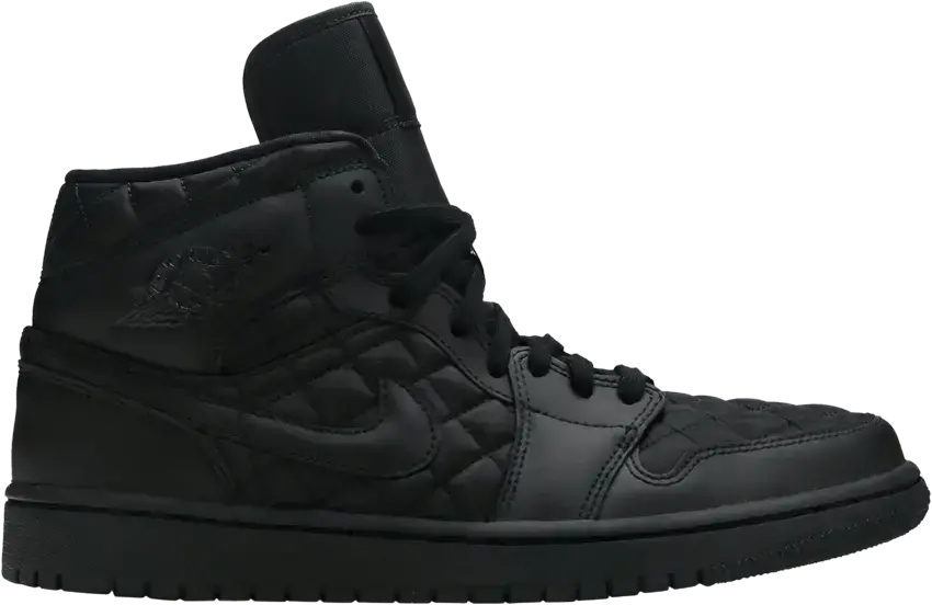  Jordan 1 Mid SE Quilted Black (Women&#039;s)