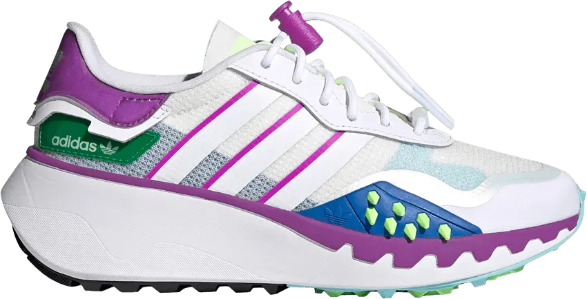  Adidas Wmns Choigo &#039;White Shock Purple&#039;