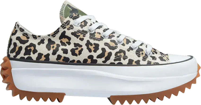  Converse Run Star Hike Low &#039;Leopard&#039;