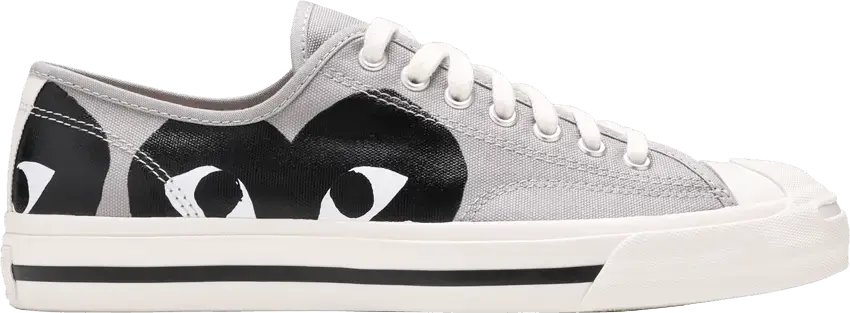  Converse Jack Purcell Comme des Garcons PLAY Grey Black