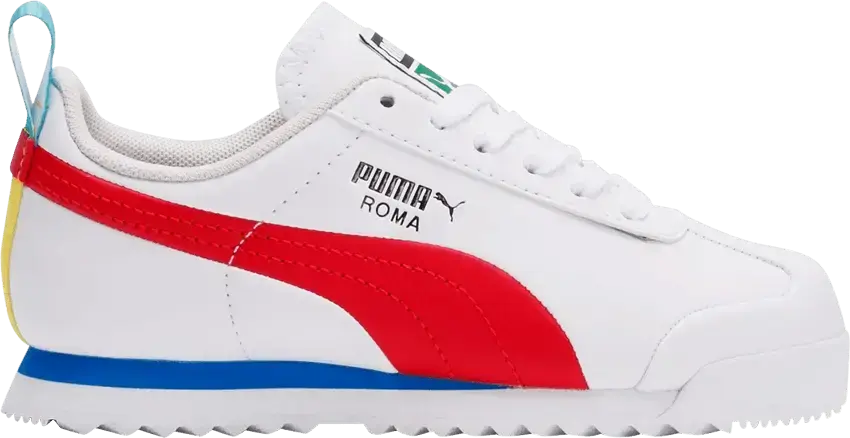  Puma Roma Game Jr &#039;White Red&#039;