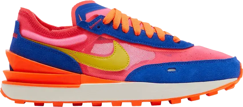  Nike Waffle One Racer Blue Hyper Pink (Women&#039;s)